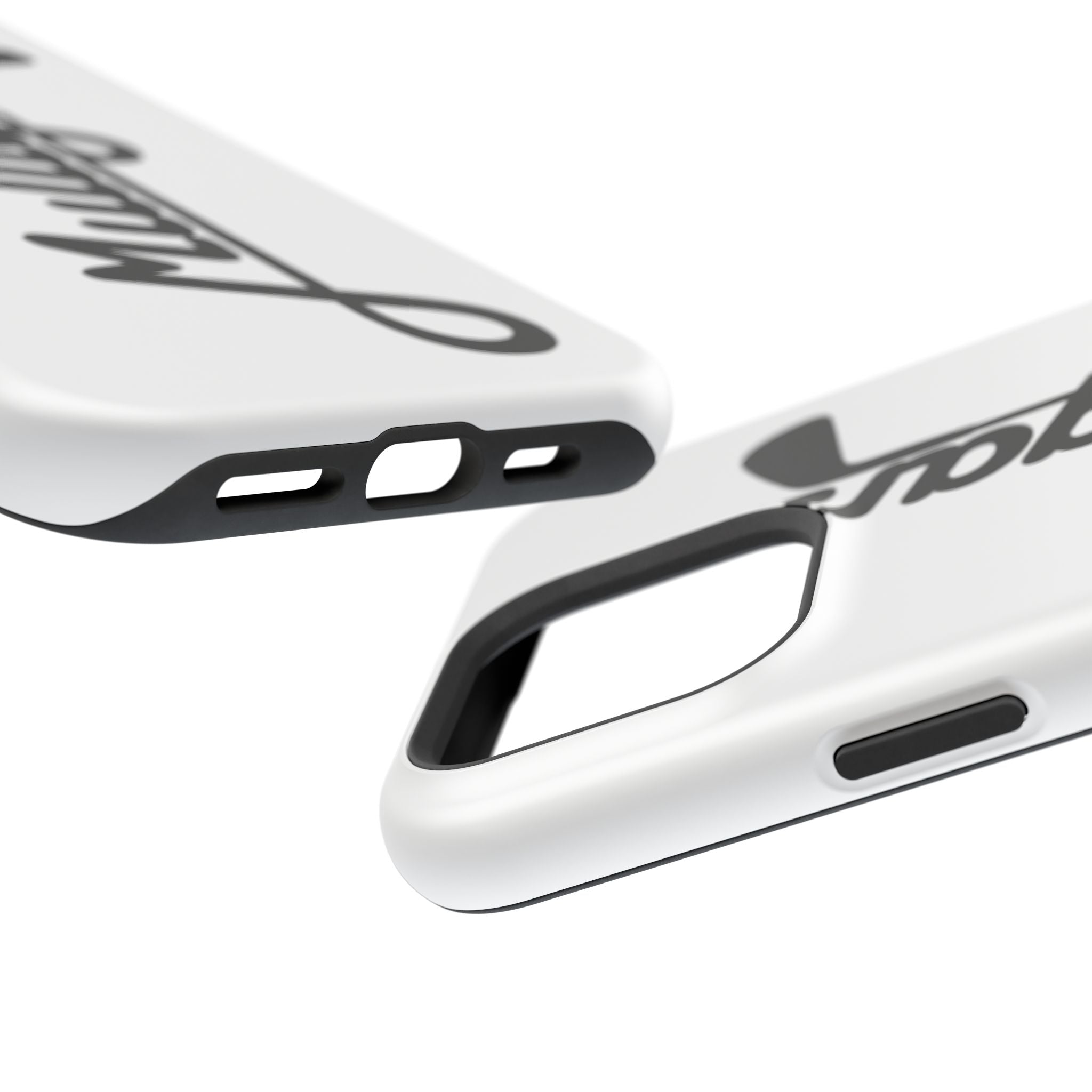 Magnetic Impact-Resistant Cases, white