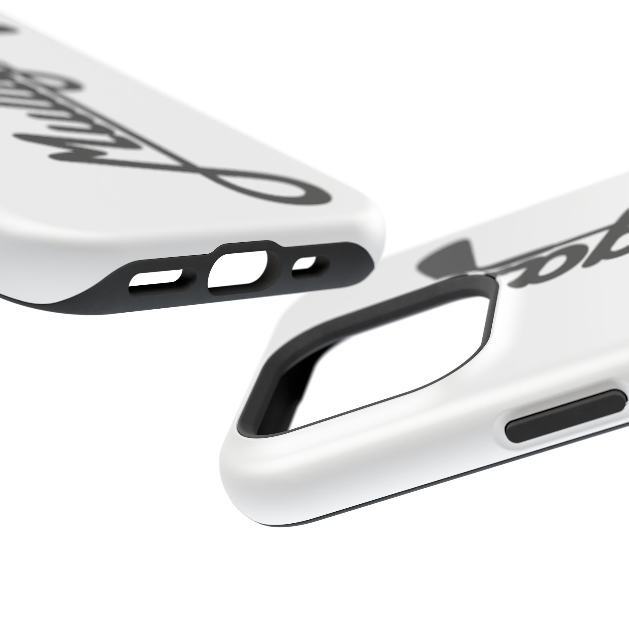 Magnetic Impact-Resistant Cases, white