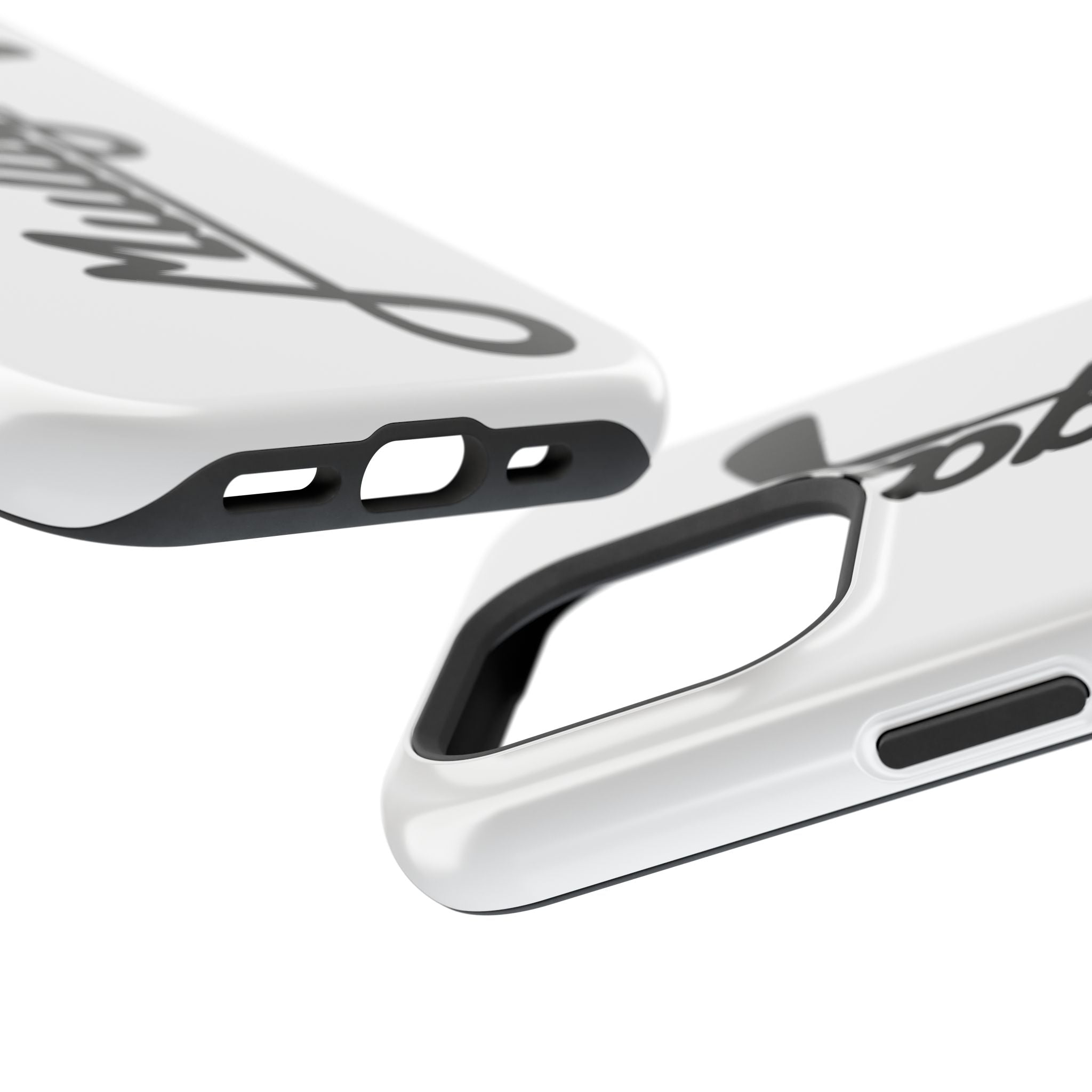 Magnetic Impact-Resistant Cases, white