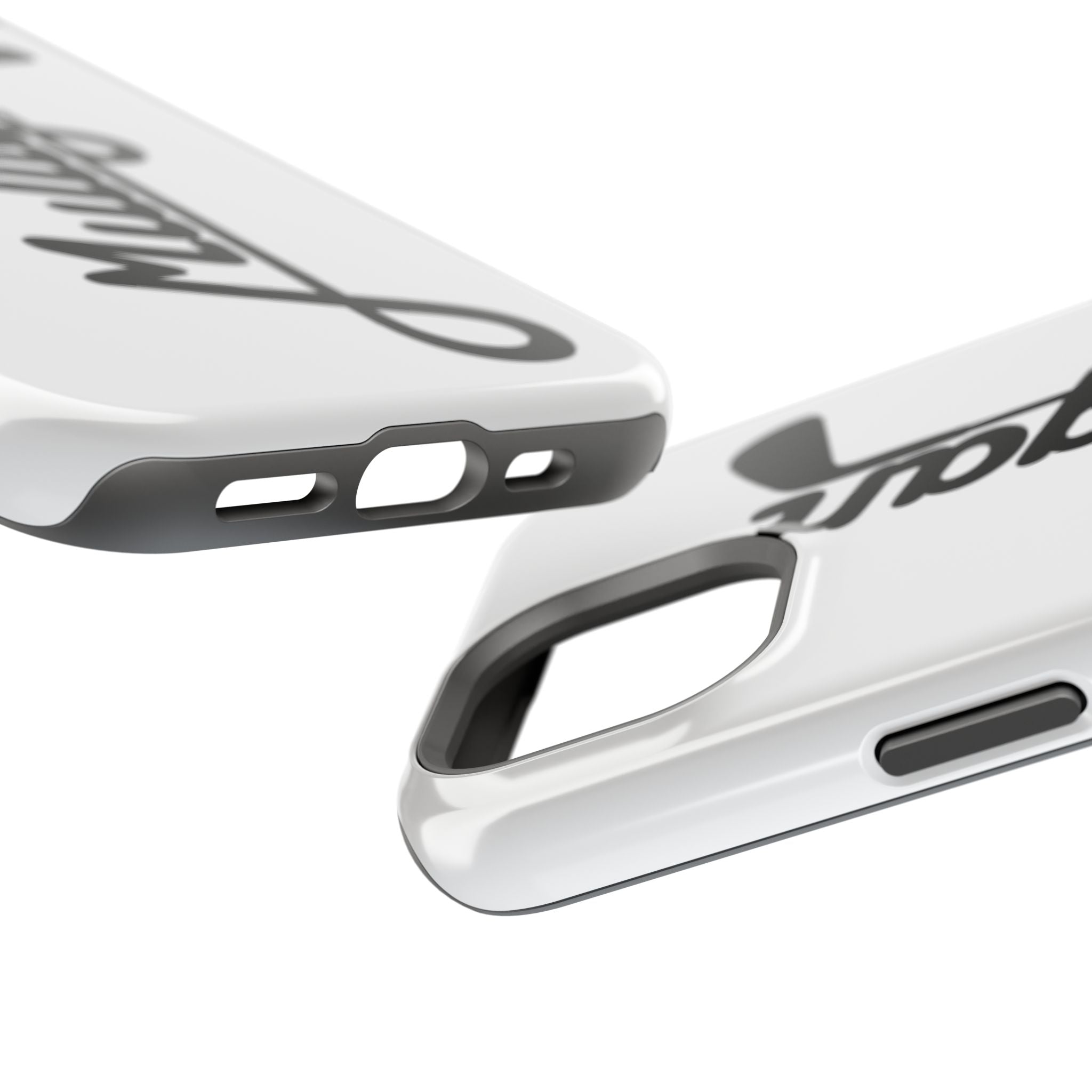 Magnetic Impact-Resistant Cases, white