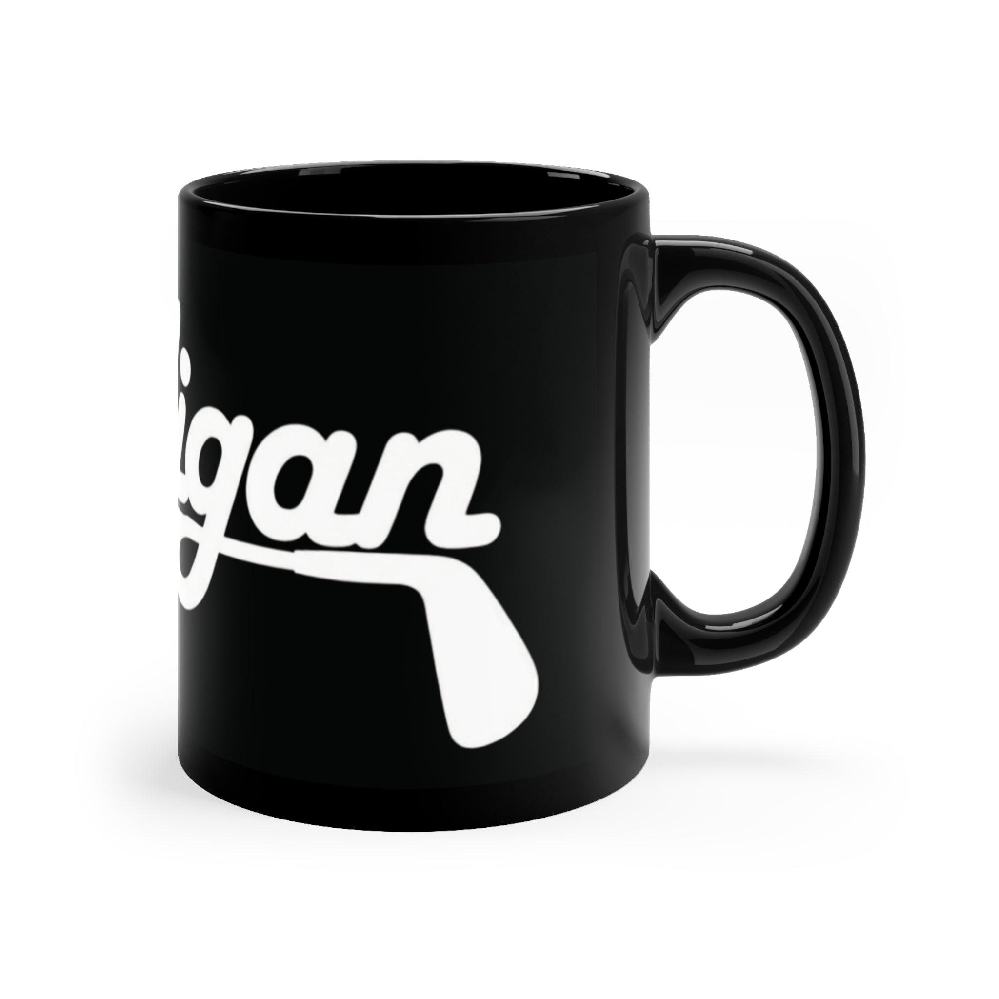 Black Coffee Mug, 11oz