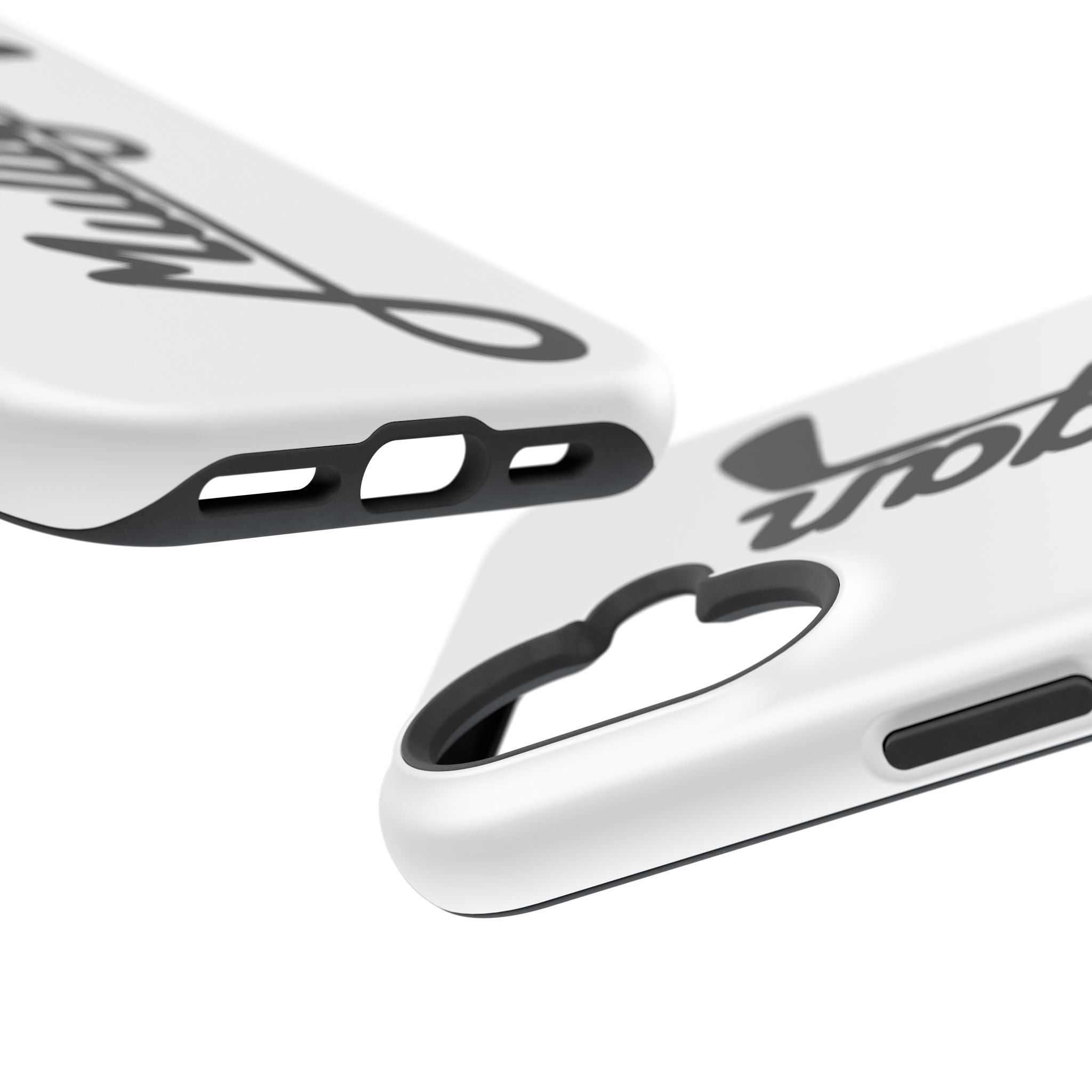 Magnetic Impact-Resistant Cases, white